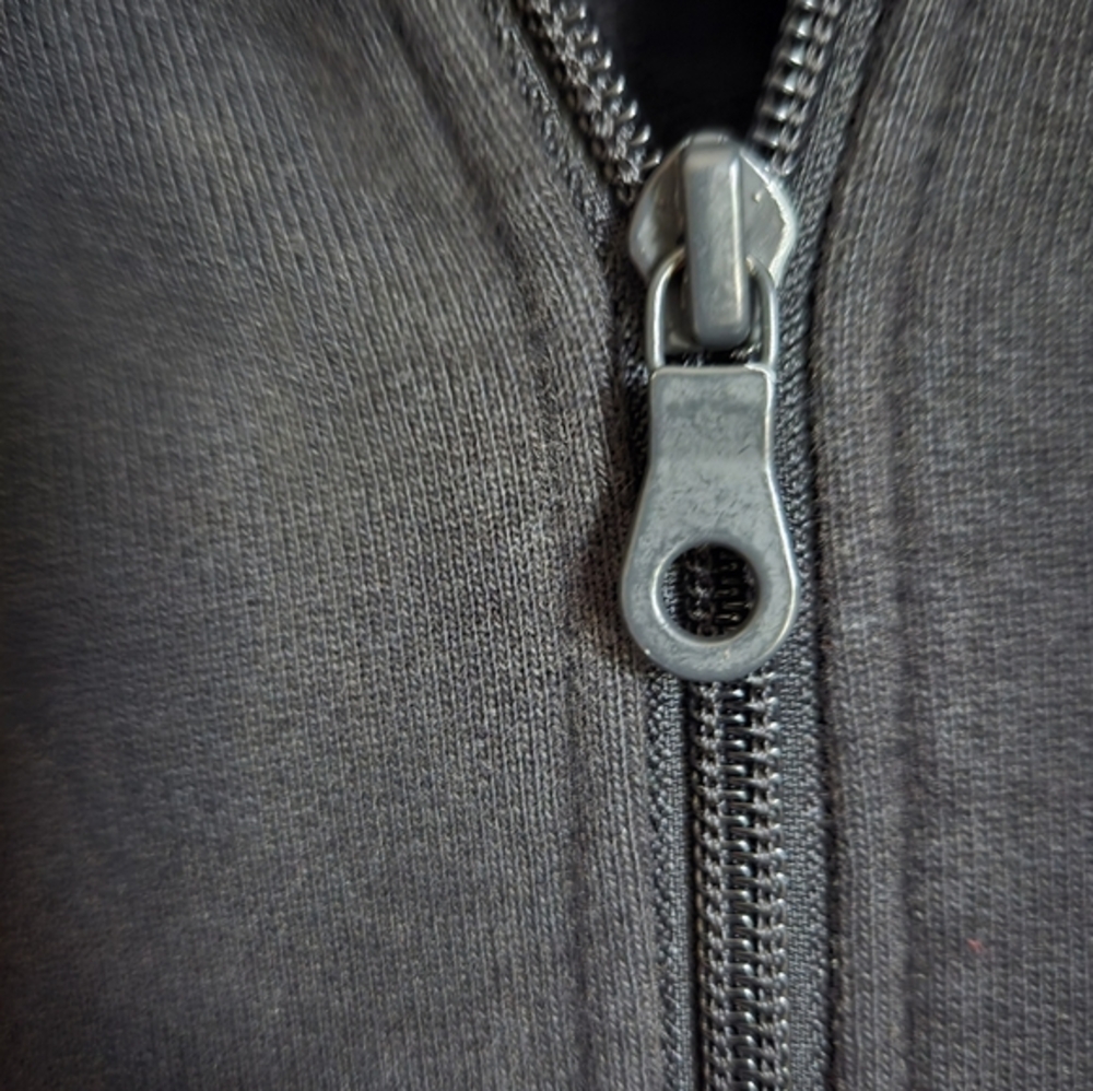 Aerie Oversized Long Black Womens Small Full Zip Up Hoodie - Picture 3 of 8